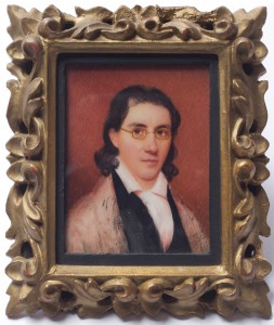 Constantine Hering miniature portrait (The Legacy Center Archives and Special Collections)