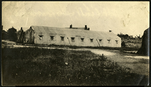 One section of the tent hospital at Blerancourt, France, circa 1919. (The Legacy Center Archives and Special Collections)